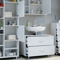 Vicco Set mobili bagno Bianco 4 parti