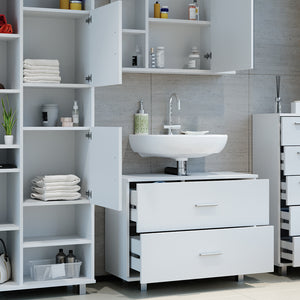 Vicco Set mobili bagno Bianco 4 parti