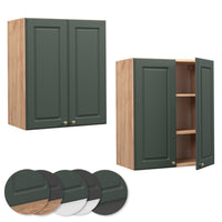 Vicco Pensile da cucina Verde-oro Country House 60 cm