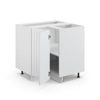 Vicco Mobile ad angolo cucina Bianco casa di campagna 80.5 cm , PL Rovere