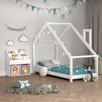 Vicco Libreria bambini Bianco 30.7 x 79 cm con 2 scatole pieghevoli opt.3
