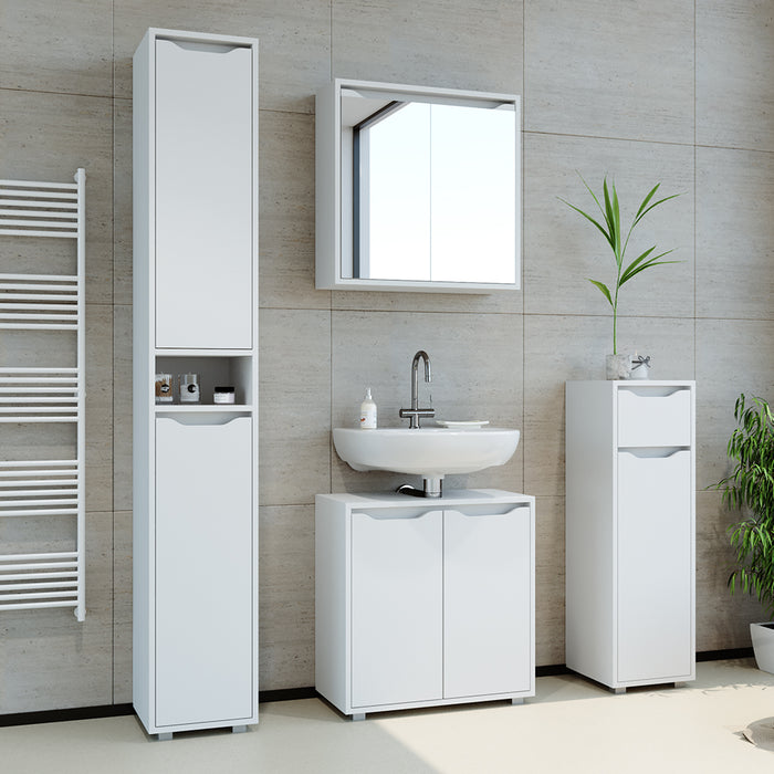 Vicco Mobile bagno alto Bianco 30 x 192.5 cm