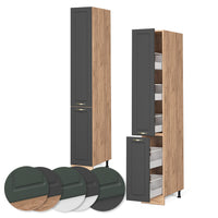 Vicco Armadio da farmacia Antracite-oro 30 cm