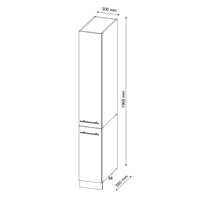 Vicco Armadio da farmacia Antracite lucido 30 cm