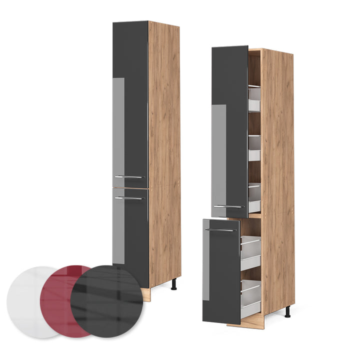 Vicco Armadio da farmacia Antracite lucido 30 cm