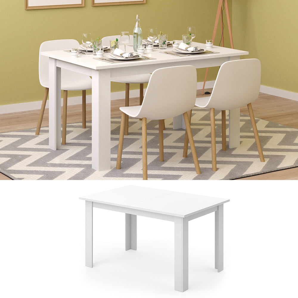 Vicco Tavolo da pranzo Bianco 90 x 140 cm