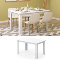 Vicco Tavolo da pranzo Bianco 90 x 140 cm