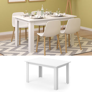 Vicco Tavolo da pranzo Bianco 90 x 140 cm