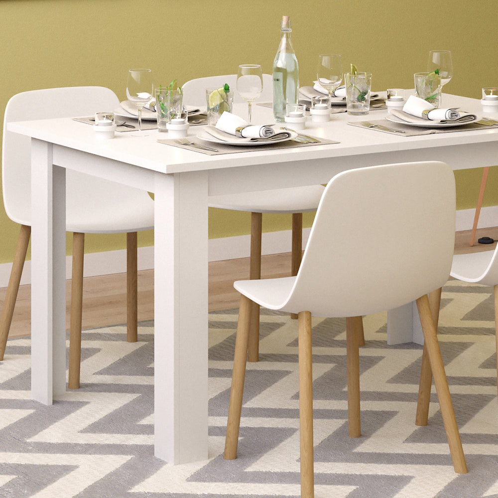 Vicco Tavolo da pranzo Bianco 90 x 140 cm