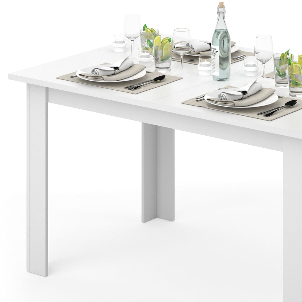 Vicco Tavolo da pranzo Bianco 90 x 140 cm