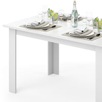 Vicco Tavolo da pranzo Bianco 90 x 140 cm