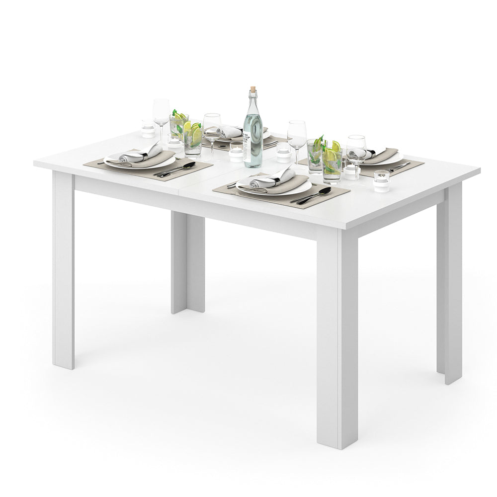 Vicco Tavolo da pranzo Bianco 90 x 140 cm