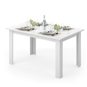 Vicco Tavolo da pranzo Bianco 90 x 140 cm