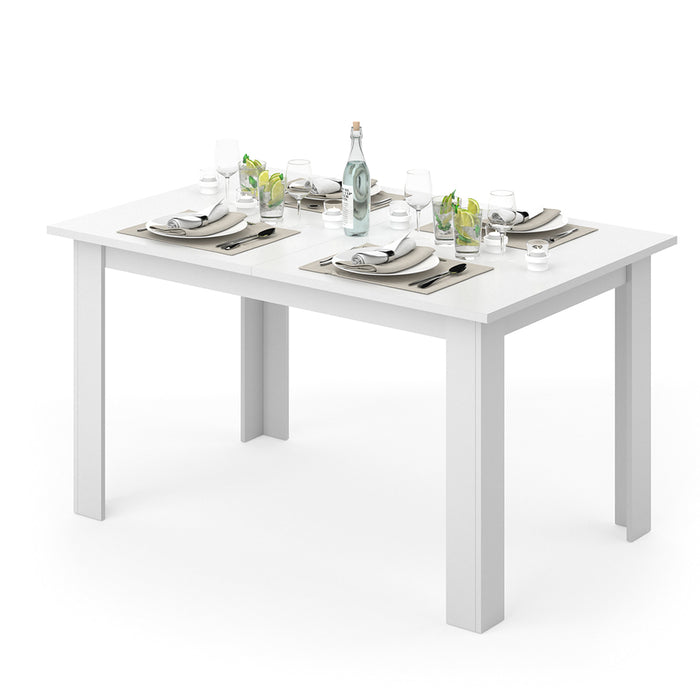 Vicco Tavolo da pranzo Bianco 90 x 140 cm