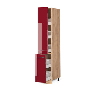 Vicco Armadio da farmacia Rosso bordeaux lucido 30 cm