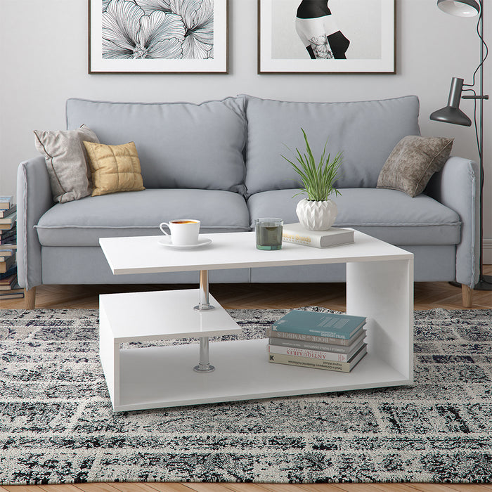 Vicco Tavolino da salotto Bianco 91 x 52,6 cm