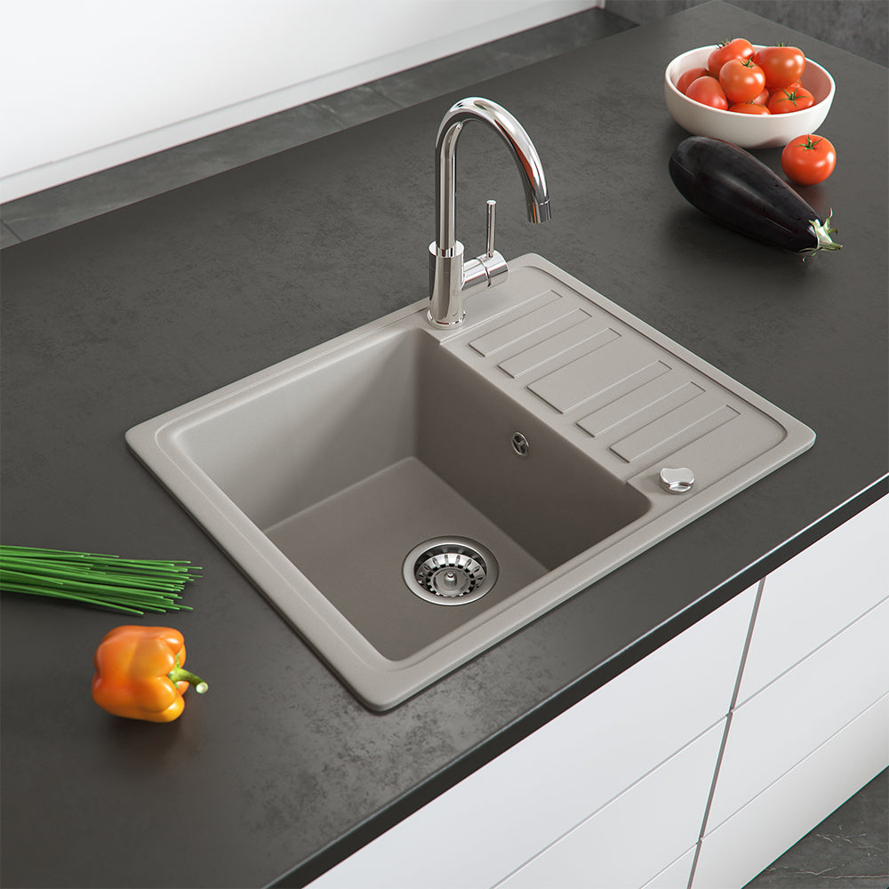 Bergström Lavello Beige 57.5 x 46 cm con asciugatura