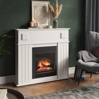 Vicco Cornice per caminetto Bianco 109 x 100 cm