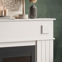 Vicco Cornice per caminetto Bianco 109 x 100 cm