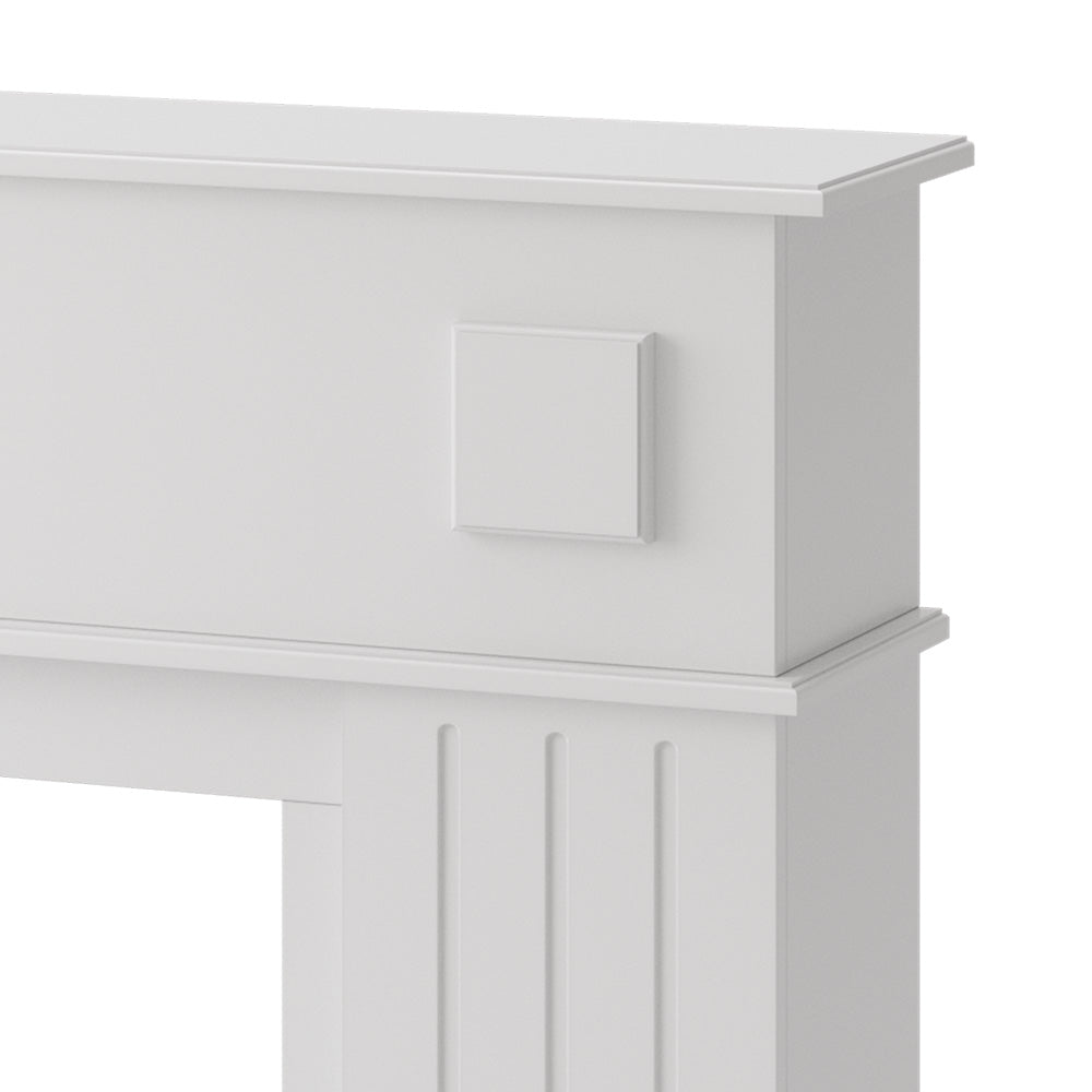 Vicco Cornice per caminetto Bianco 109 x 100 cm