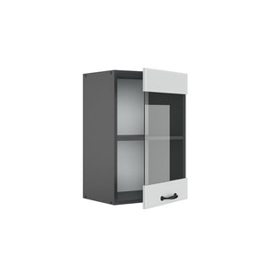 Vicco Mobile da cucina in vetro Bianco casa di campagna 40 cm