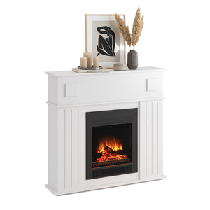 Vicco Cornice per caminetto Bianco 109 x 100 cm