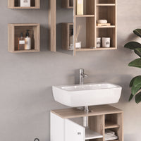 Vicco Set mobili bagno Bianco 3 parti