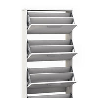 Vicco Scarpiera da ingresso Bianco 59 x 169.5 cm