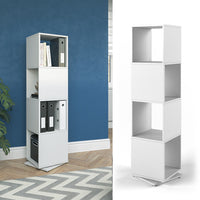 Vicco Scaffale girevole Bianco 35.2 x 144.2 cm