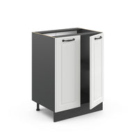 Vicco Mobiletto base cucina Bianco casa di campagna 60 cm senza piano di lavoro