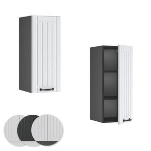 Vicco Pensile da cucina Bianco casa di campagna 30 cm