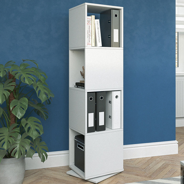 Vicco Scaffale girevole Bianco 35.2 x 144.2 cm