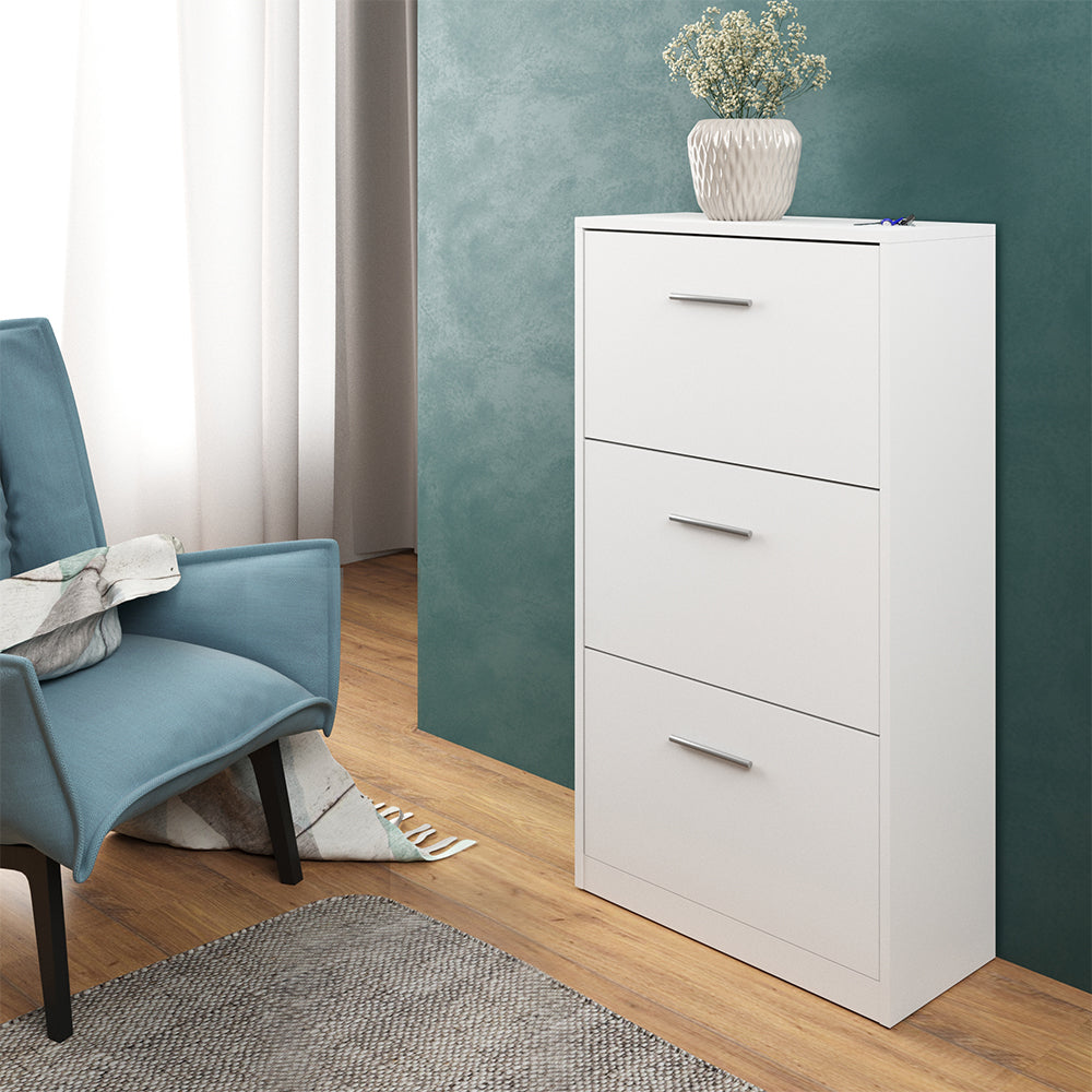 Vicco Scarpiera da ingresso Bianco 59 x 105 cm