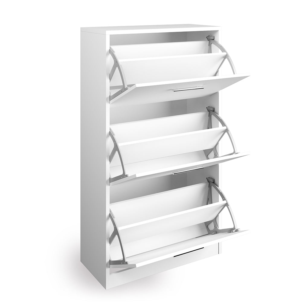 Vicco Scarpiera da ingresso Bianco lucido 59 x 105 cm