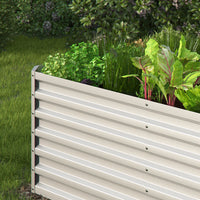 OK-Living Letto per orto rialzato Argento 180 x 60 cm