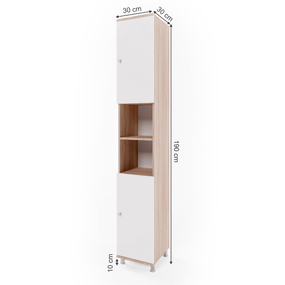 Vicco Mobile bagno alto Sonoma 30 x 190 cm