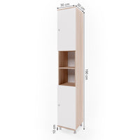 Vicco Mobile bagno alto Sonoma 30 x 190 cm
