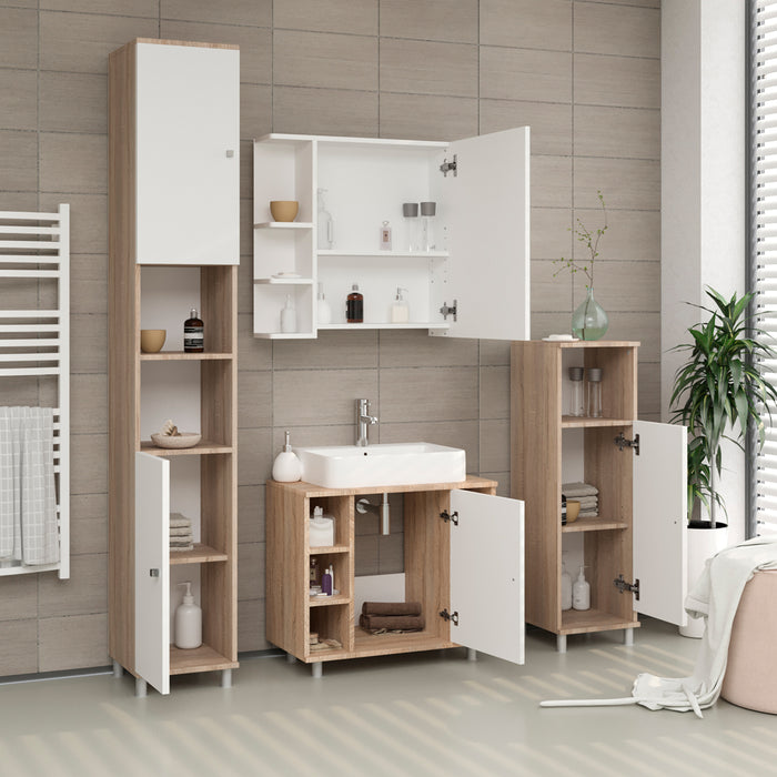 Vicco Mobile bagno alto Sonoma 30 x 190 cm