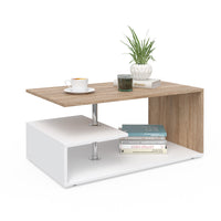 Vicco Tavolino da salotto Bianco/Sonoma 91 x 52,6 cm