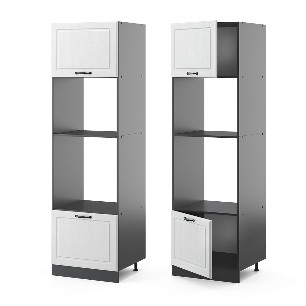 Vicco Set mobili bagno Bianco casa di campagna 60 cm