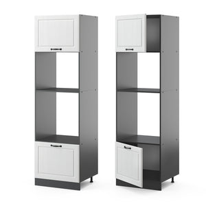 Vicco Set mobili bagno Bianco casa di campagna 60 cm