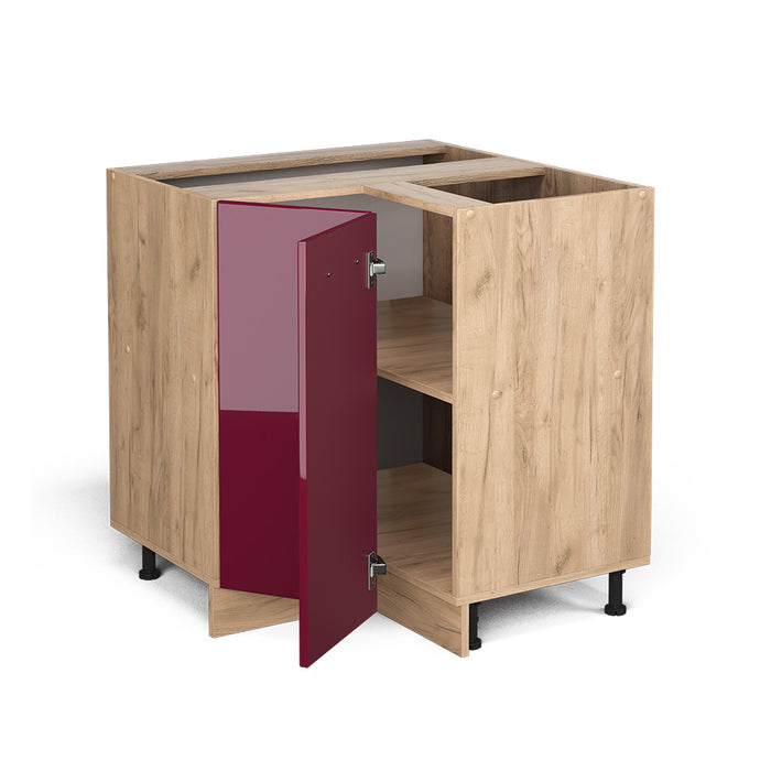 Vicco Mobile ad angolo cucina Rosso lucido 75.6 cm senza piano di lavoro