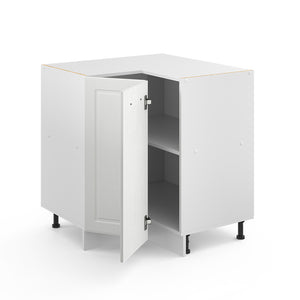 Vicco Mobile ad angolo cucina Bianco casa di campagna 75.6 cm senza piano di lavoro