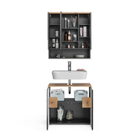 Vicco Set mobili bagno Antracite 2 parti