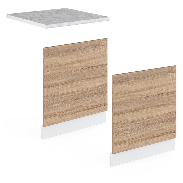 Vicco Pannello frontale Sonoma 60 cm senza piano di lavoro