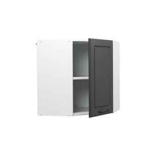 Vicco Mobile angolare da cucina Antracite casa di campagna 57 cm