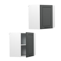 Vicco Mobile angolare da cucina Antracite casa di campagna 57 cm