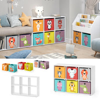 Vicco Libreria bambini Bianco 72 x 107.8 cm con 6 scatole pieghevoli
