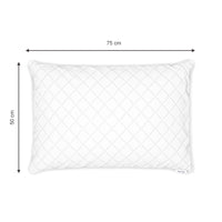 Vitalispa Cuscino per la testa Bianco 50 x 75 cm Set di 2