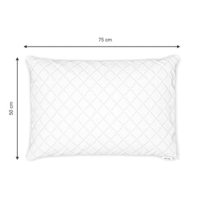 Vitalispa Cuscino per la testa Bianco 50 x 75 cm Set di 2